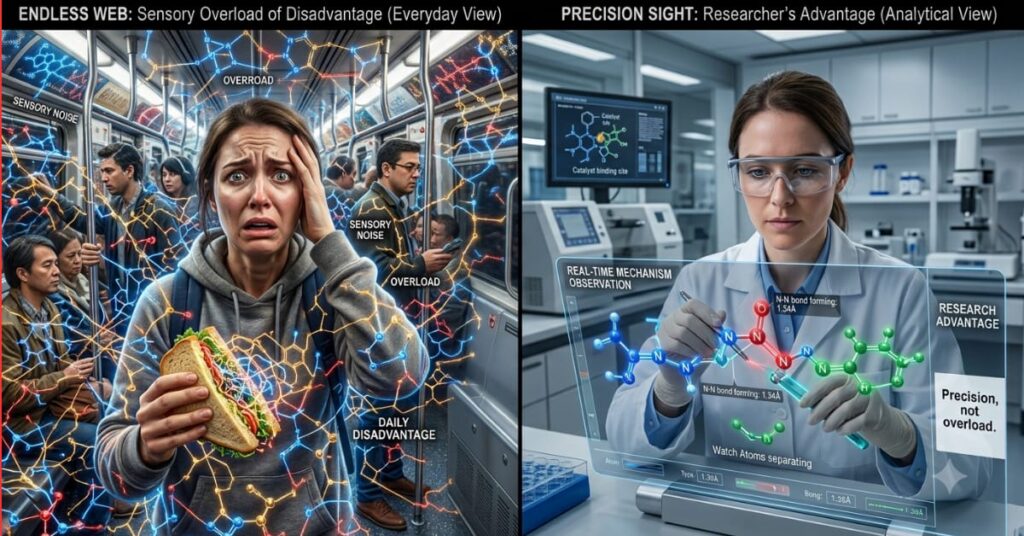 Sensory overload from visible chemical bonds as researchers study matter with accuracy