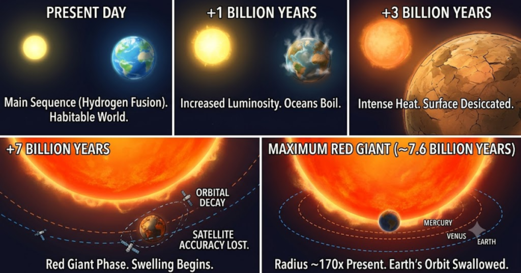 A timeline of the Sun’s evolution
