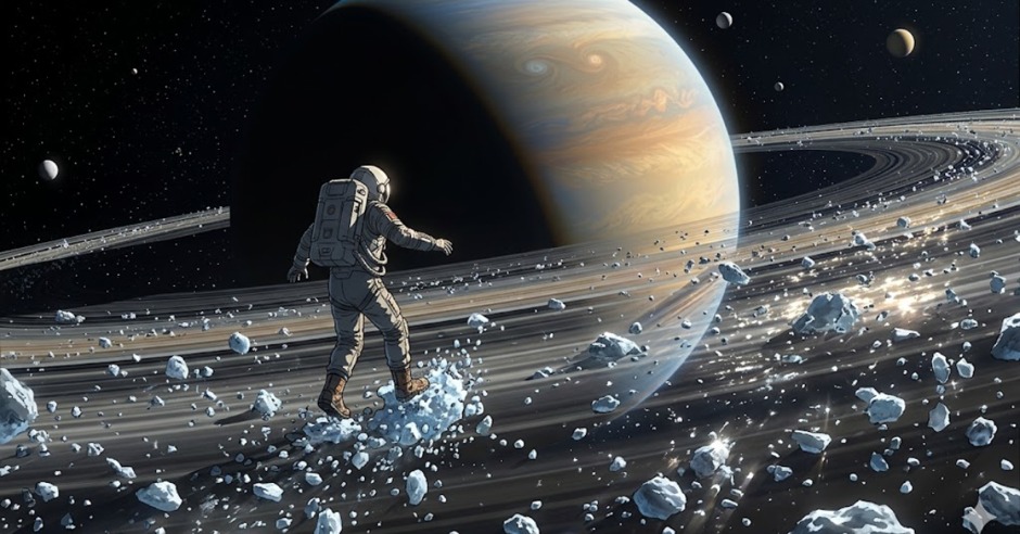 What If You Walk on Saturn’s Rings