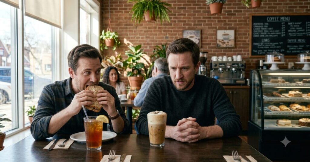 Iced coffee triggering fear after liquid nitrogen ingestion trauma