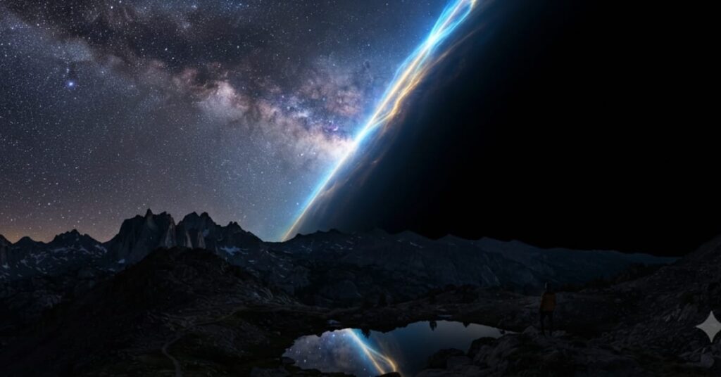 Stars suddenly going dark across the night sky